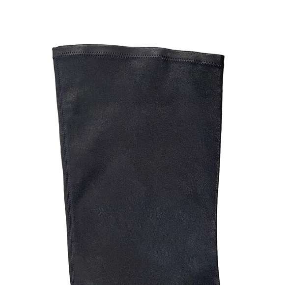 Vanessa Bruno Black Leather Over the Knee Boots - Picture 4 of 10